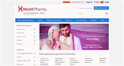 Desktop Screenshot of hecht-pharma.de
